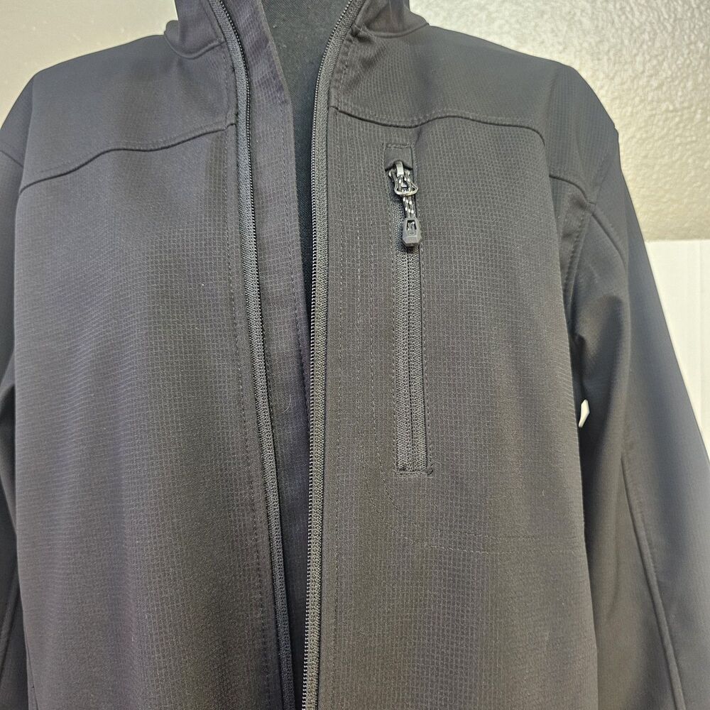 Swiss+Tech Men Softshell Jacket Coat Full Zip Bla… - image 2